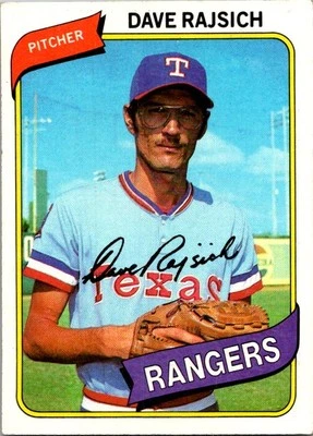 1980 Topps #548 Dave Rajsich baseball card 5TTT - Image 1 of 2