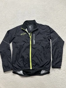 ALPINESTARS Men’s Medium Black Windbreaker Jacket All Mountain Descender WP - Picture 1 of 8