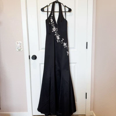 Vintage Morgan & Co Whimsigoth Halter Prom Dress Size 5/6 Y2K Fairy Beaded 90s - Image 1 of 4