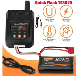 TE3025 25W Cargador de Equilibrio para 2S-3S 7,4-11,1V Cargador de Batería LiPo/LiFe/NiMH - Imagen 1 de 16
