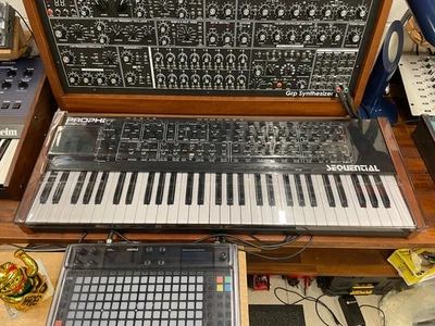 Sequential Prophet Rev 2 - 16 Voice Synthesiser - Mint w/Decksaver & Orig. Box - Image 1 of 4