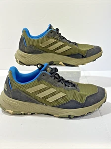 Scarpe da corsa Adidas uomo Trace Trail Q47238 verdi sneakers taglia 9,5 - Foto 1 di 11