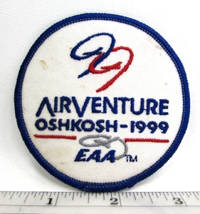 Vintage 1999 AirVenture Oshkosh WI EAA Patch Environmental Aircraft Aviation - Picture 1 of 3