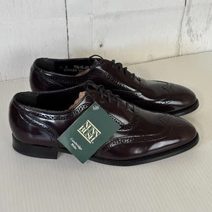 Nunn Bush Cambridge Welts Shoes Mens Size 11 D Oxford Leather Dress Wingtip - Picture 1 of 12