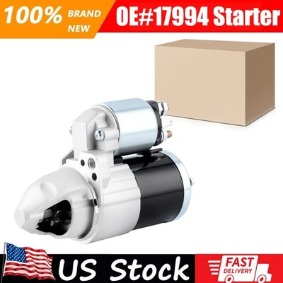 New 17994 Starter for 2007-2012 Dodge Caliber 2007-2017 Jeep Compass Patriot L4 - Image 1 of 4