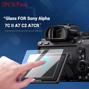 2PCS Sony Alpha A7C A7C II A7C R A7S III Camera Tempered Glass Screen Protector - Picture 1 of 10