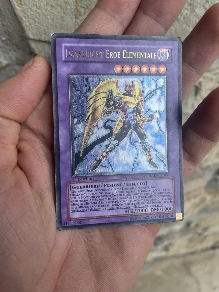 Yugioh! •🍁 Darkbright Eroe Elementale TAEV-IT042 1 Edizione •🍁ULTIMATE - Immagine 1 di 4