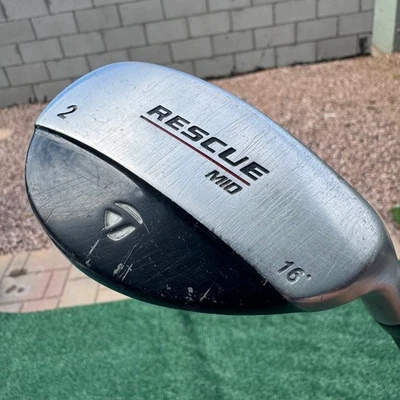 TaylorMade Rescue Mid 2 Híbrido 16° Cabeza de Acero Varilla Grafito Flex M Senior 41" Foto 1 de 4