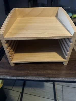 Nienhuis Montessori Cabinet For Animal Puzzles. 5 Comp. Size 9x9  - Image 1 of 4