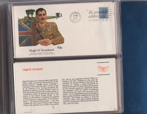 HUGH TRENCHARD EE. UU. Historia Postal Pioneros del Vuelo #58 2-3-81 BRITÁNICO - Imagen 1 de 2