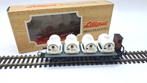 Liliput 1:87 H0 vagón portacontenedores / vagón de barril " cerveza Feldschlösschen" en EVP - Imagen 1 de 5