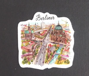 Adesivo Berliner World Travel Sites 1,78" x 1,75" (J) - Foto 1 di 2