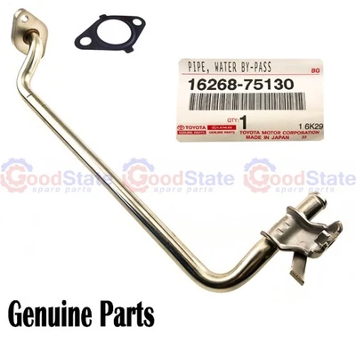 Genuine Innova TGN40 TGN141 2.7 2.0 Coolant Bypass Pipe w Gasket - Image 1 of 4