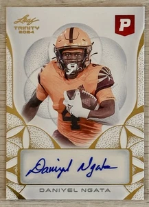 Daniyel Ngata Auto. 2024 Leaf Trinity Pristine Auction. Card Ba-dn1. - Picture 1 of 3