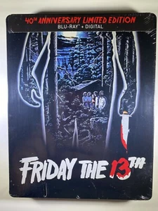 Friday the 13th 40th Anniversary Steelbook OOP Blu Ray (New/Factory Sealed!) - Picture 1 of 2