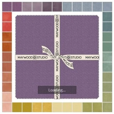 Woolies Flannel: 10" Squares Sorbetto- Maywood Studios - Image 1 of 2