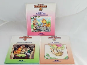 Teddy Ruxpin 3 Book Lot Airship Mudblups Faded Fobs Worlds of Wonder WOW 1985 - Picture 1 of 4