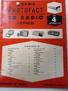 Manual de servicio Sams CB Photofact CB Radio CB-4 - Imagen 1 de 2