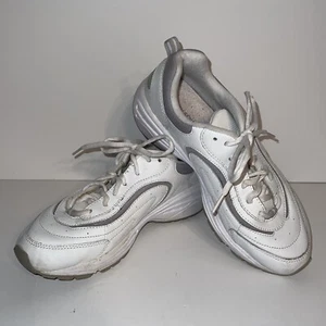 EASY SPIRIT Esarlene Walk Run Womens Athletic Shoes White Leather 8.5 M Comfort - Picture 1 of 12