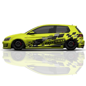 Auto Aufkleber Race-Taxi Design Fake-Taxi Styletuning  Performance Seitenset - 4 - Picture 1 of 5