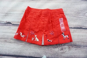 Gymboree Vintage Hometown Parade 18-24 mos. Falda Dog Cheer Leader 4 de julio Nueva con etiquetas - Imagen 1 de 5