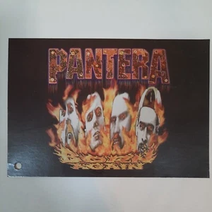 Vintage Pantera Born Again Postkarte Rock Express 1995 Heavy Metal Thrash - Bild 1 von 2