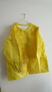 2XL DUPONT Tychem Tyvek Jacket Chemical Hazmat hospital elastic wrist loop & zip - Picture 1 of 11