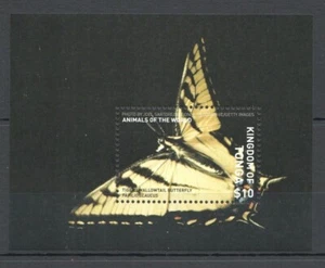Tonga 2018 - Animals of the World, Tiger Swallowtail Butterfly Mini Sheet - MNH - Picture 1 of 1