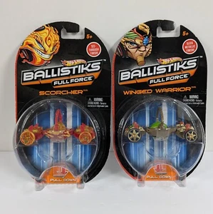 Hot Wheels Ballistiks Full Force Lot of 2 - Scorcher + Winged Warrior NEW - Picture 1 of 6