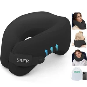 2in1 Ergonomic Memory Foam Travel Neck Pillow – 2025 Upgrade Travel Pillow fo... - Picture 1 of 9