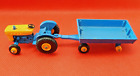 Vintage 1967 Lesney Matchbox Series No. 39-C Ford Tractor & No. 40 Hay Trailer