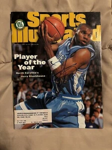 Jerry Stackhouse Signed Sports Illustrated Magazine 3/6/95 North Carolina SI - Picture 1 of 2