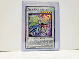 Yu-Gi-Oh! Virtual World Beast - Jiujiu PHRA-DE097 1. Auflage Super Rare  - Bild 1 von 3