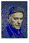 Invader - Rubikcubist /Portrait of Enki Bilal