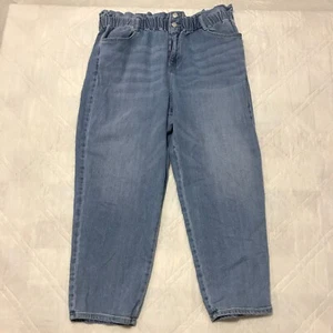 Wonderly paperbag waist blue jeans size 18W - Picture 1 of 5