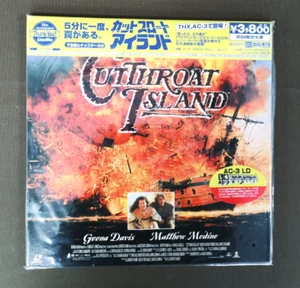 LD Cutthroat Island Geena Davis Matthew Modine 2 set Laserdisc Japanese Subtitle - Picture 1 of 5