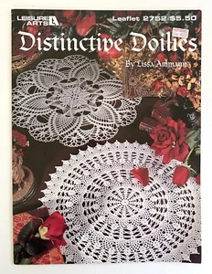 Leisure Arts Crochet Leaflet 2752 Distinctive Doilies by Lissa Ammann 6 Designs - Picture 1 of 3