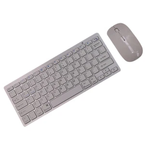 Wireless Keyboard Mouse Silent Office Home Computer Accessory No Battery - Afbeelding 1 van 12