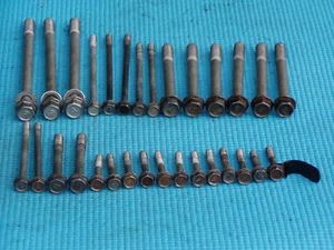 86-03 Kawasaki ZG1200 Voyager XII ZG complete set of crankcase bolts - Picture 1 of 3