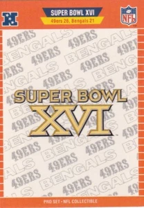 1989 Pro Set Super Bowl Logos Football Pick Your Cards! Complete Your Set! - Picture 1 of 5