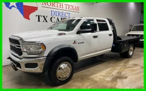 2021 Ram 5500 Chassis Cab Tradesman 4x4 6.7 Diesel Flat Bed Aisin Keyless Go - Picture 1 of 24