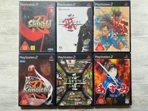 SONY PS2 Shinobi & Kunoichi & Shinobido Takumi & Imashime & Dororo & Azumi set - Picture 1 of 14