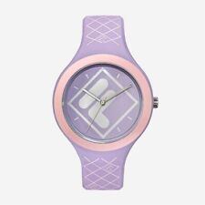 Fila Purple Dial And Silicone Strap Women Watch 38-342-006