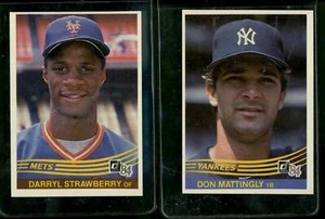 1984 Donruss Baseball Set Mattingly Strawberry NMT+ (651/651) - Picture 1 of 2