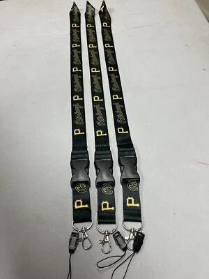 Pittsburgh Pirates Baseball MLB Lot Of 3 Lanyard Key Ring Keychain Safety Clip - Image 1 of 4