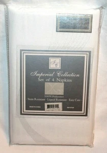 Imperial Collection 4-Pc Napkin Set Hourglass - White - Imagen 1 de 2