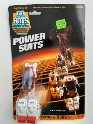 1985 GO BOTS Power Suits Armor Guardian GoBots SEALED scarce on near mint card - Image 1 of 3