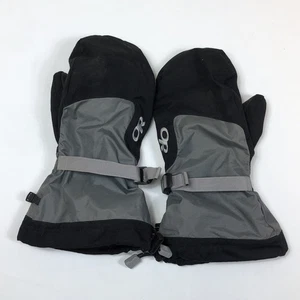 Mitón Outdoor Research OR Snowline gris negro invierno esquí snowboard mitones grandes - Imagen 1 de 10