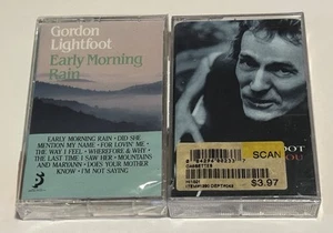 Gordon Lightfoot Factory Sealed Cassette Tape ~ Pair ~ Early Morning Rain - Picture 1 of 2