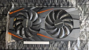 Used Gigabyte GTX 1060 Windforce OC 3GB Graphics Card (GV-N1060WF2OC-3GD) - Picture 1 of 3